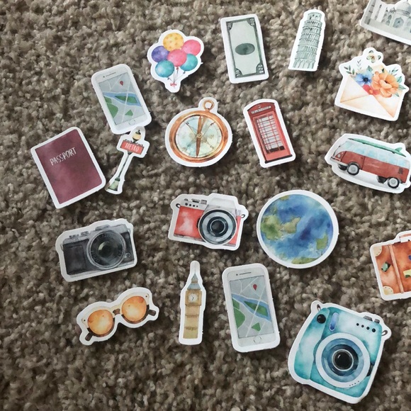 Random Mini Travel Sticker Pack - Picture 2 of 3